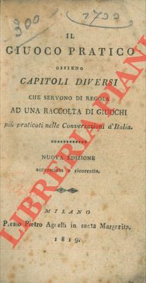 Il giuoco pratico ossieno capitoli diversi che servono di regola …