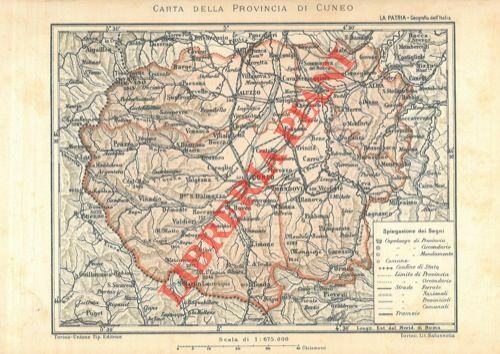 Provincia di Cuneo. Circondario di Cuneo.