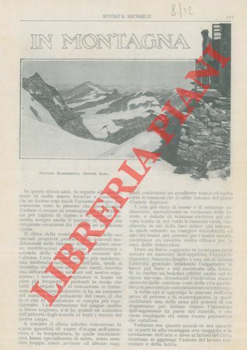 In montagna.