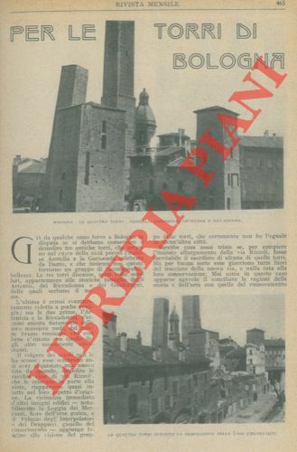 Per le torri di Bologna.