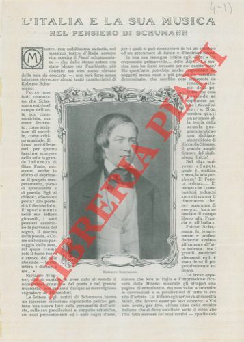 L'Italia e la sua musica nel pensiero di Schumann.