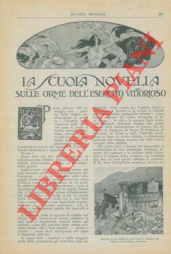 La scuola novella sulle orme dell'esercito vittorioso.
