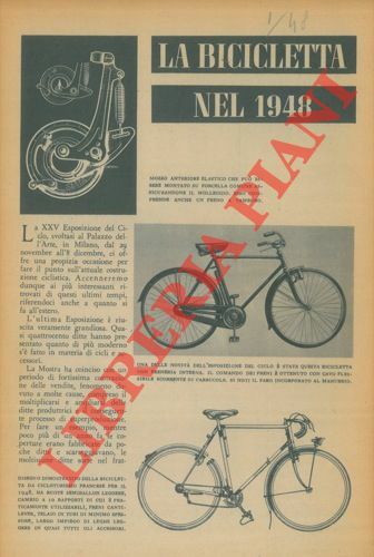 La bicicletta nel 1948.