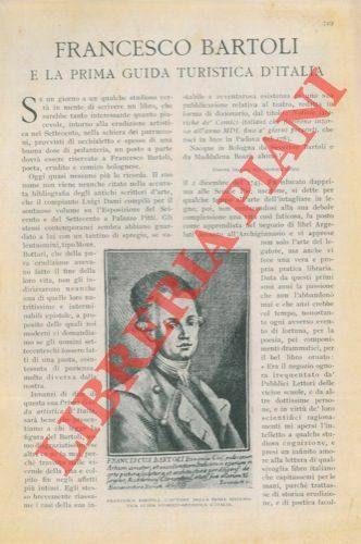 Francesco Bartoli e la prima guida turistica d'Italia.