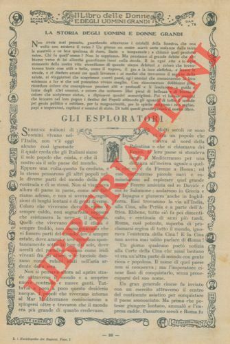 Gli esploratori.