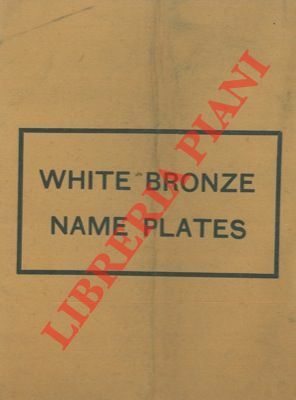 White bronze name plates.