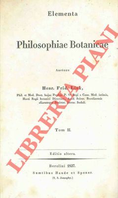 Elementa Philosophiae Botanicae. Grundlehren der Krauterkunde.