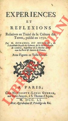 Experiences et reflections relatives au traité de la culture des …