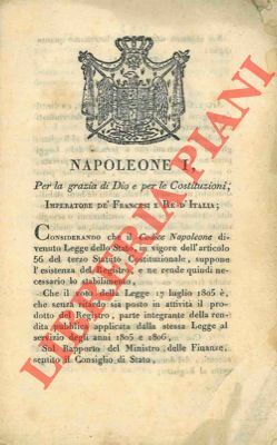 Istituzione e regolamento del Registro [degli Atti e Contratti].