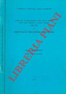 Crostacei Decapodi lagunari.