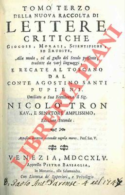 Lettere critiche, giocose, morali, e scientifiche, alla moda, ed al …