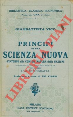 Principi di una scienza nuova d'intorno ala comune natura delle …