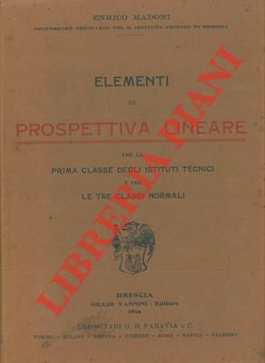 Elementi di prospettiva lineare.