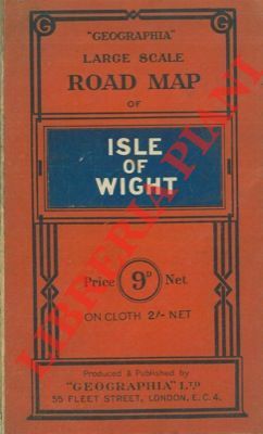 Isle of Wight. Large scale road map.