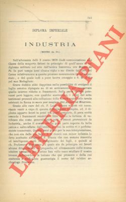 Diploma imperiale d'industria (Monteu da Po).