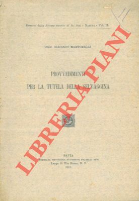 Provvedimenti per la tutela della selvaggina.