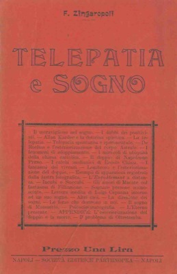 Telepatia e sogno.