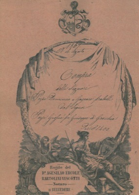Compera di un terreno posto in Grecchia denominato Camogna, di …
