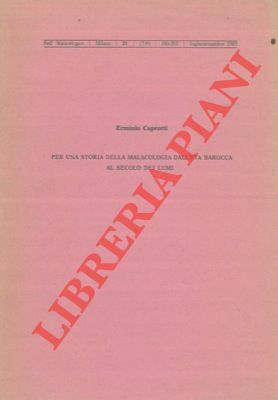 Per una storia della malacologia dall'età barocca al secolo dei …