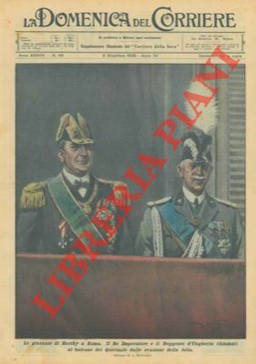 Il Re Imperatore e il reggente d'Ungheria al balcone del …