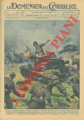 Eroismo dei legionari italiani sui campi di Spagna.