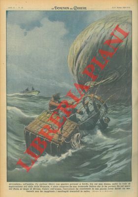 Un pallone libero con quattro persone a bordo, salito in …