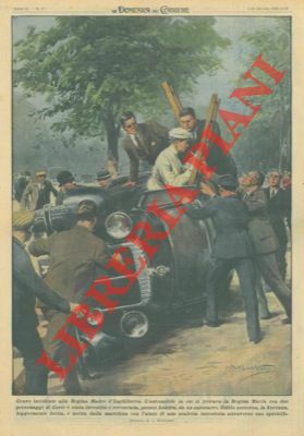 Grave incidente alla Regina Madre d'Inghilterra, la cui automobile é …