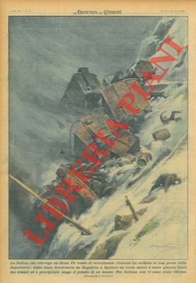 Bufera travolge un treno tra Zagabria e Spalato.