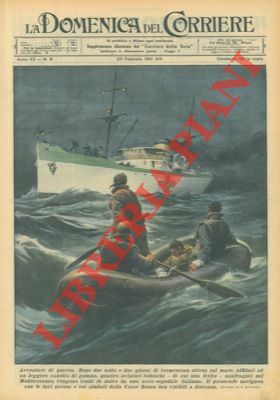 Quattro aviatori tedeschi vengono tratti in salvo da una nave …