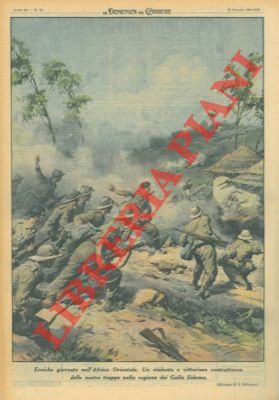 Un violento e vittorioso contrattacco delle nostre truppe nella regione …