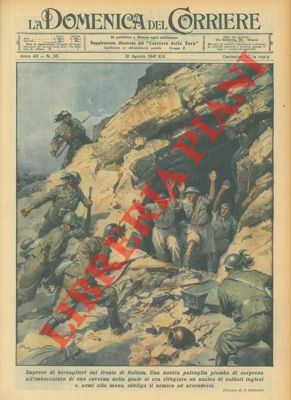 Sul fronte di Sollum i nostri bersaglieri obbligano un gruppo …