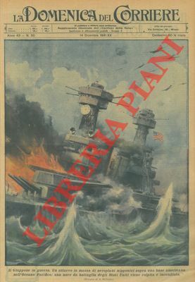 Un attacco in massa di aeroplani nipponici sopra una base …