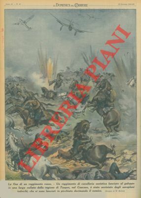 Un reggimento di cavalleria sovietica lanciato al galoppo in una …