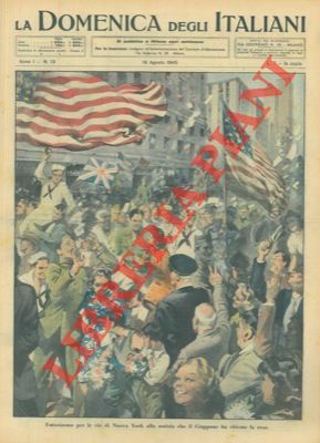 Entusiasmo per le vie di New York alla notizia che …