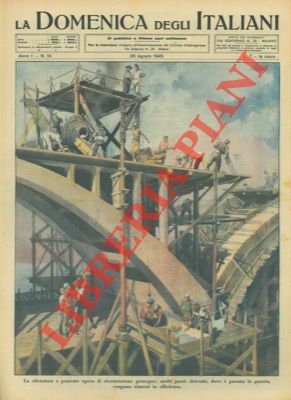 Molti ponti distrutti, dove é passata la guerra, vengono rimessi …