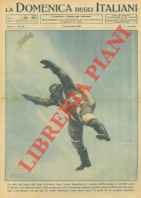 L'aviatore russo Vassili Romaniuk si getta dall'aeroplano a 12.500 metri …