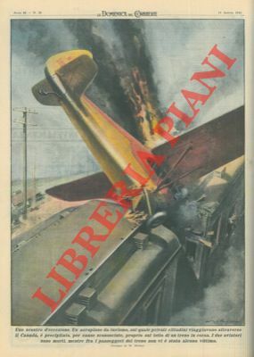 Aeroplano da turismo precipita sul tetto di un treno in …