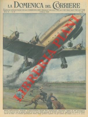 Il decollo d'un quadrimotore americano capace di 180 passeggeri, in …