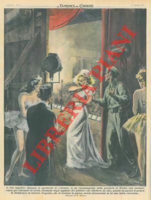 Cantante che, durante uno spettacolo di "varietà", stava per tornare …