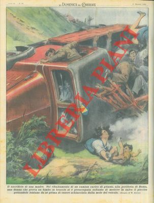 Nel ribaltamento di un camion carico di gitanti, donna che …