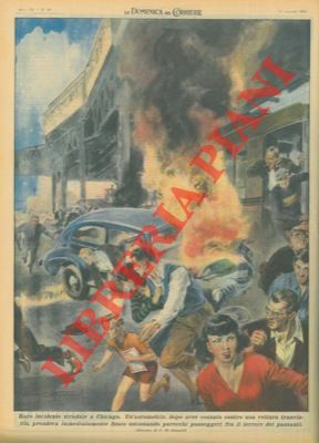 Automobile, dopo aver cozzato contro una vettura tranviaria, prende immediatamente …