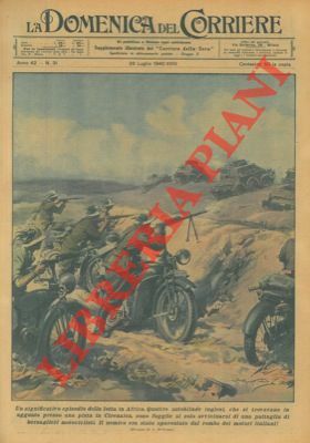 Quattro autoblinde inglesi in Cirenaica sono fuggite al solo avvicinarsi …