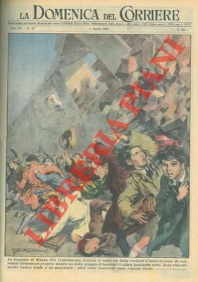 Il vento fa crollare il muro di cinta di una …
