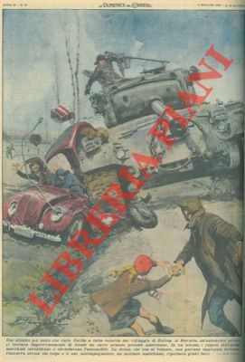 Automobile privata investita e stritolata da un carro armato pesante …