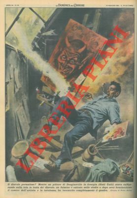 Mentre un pittore stava raffigurando sulla tela la testa del …