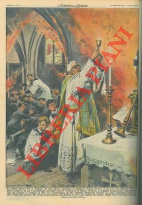 Parroco sorpreso da un violentissimo incendio mentre celebrava la messa, …