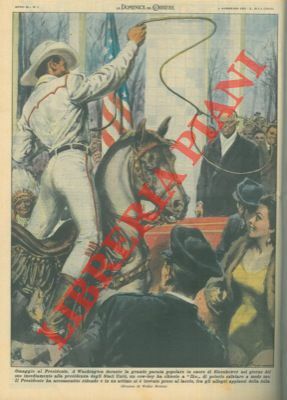 Parata popolare in onore di Eisenhower nel giorno del suo …