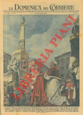 Nel giorno dell'Immacolata Concezione il Pontefice partecipa all'omaggio floreale dei …