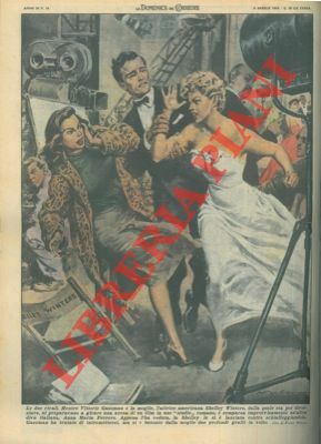 L'attrice americana Shelley Winters schiaffeggia l'attrice italiana Anna Maria Ferrero …