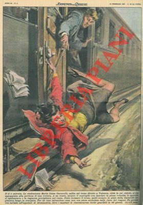 Studentessa precipita dal treno e si produce solo lievi escoriazioni.